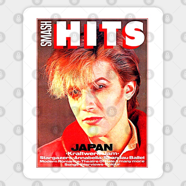 David Sylvian Of Japan Sticker by DankFutura